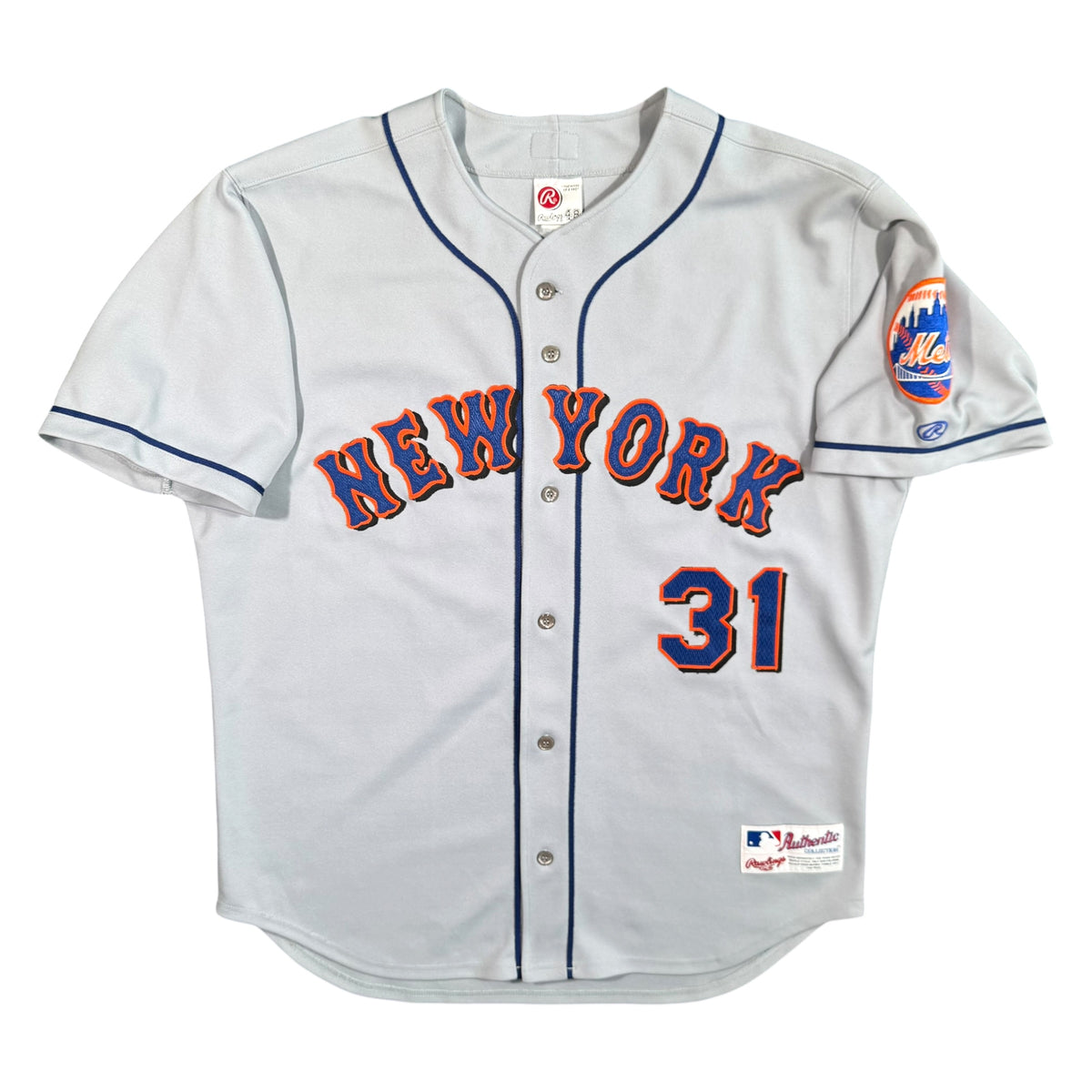 Mike Piazza New York Mets Rawlings Authentic MLB Jersey Size 48