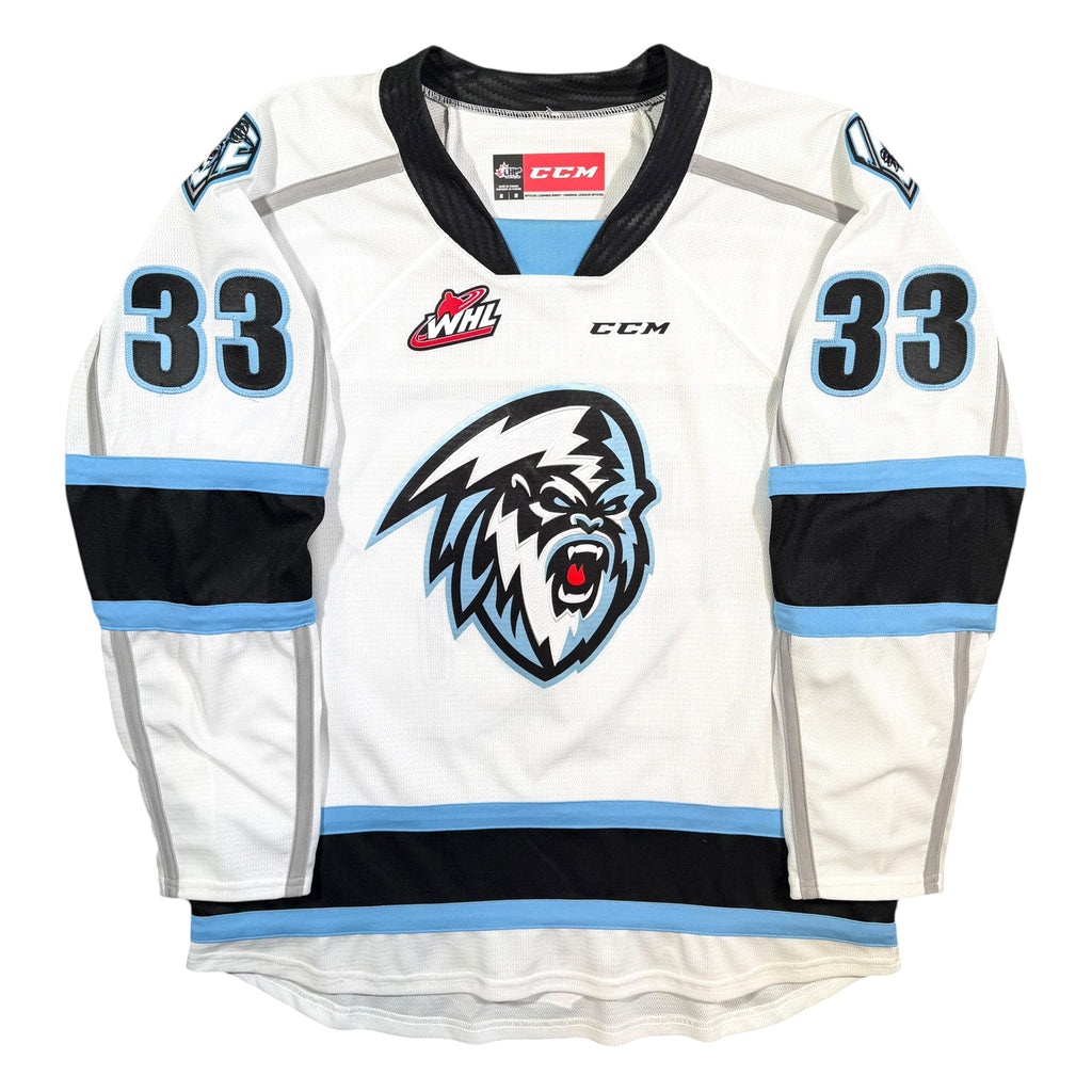 Gage Alexander Winnipeg Ice Signed WHL CCM Jersey - XL