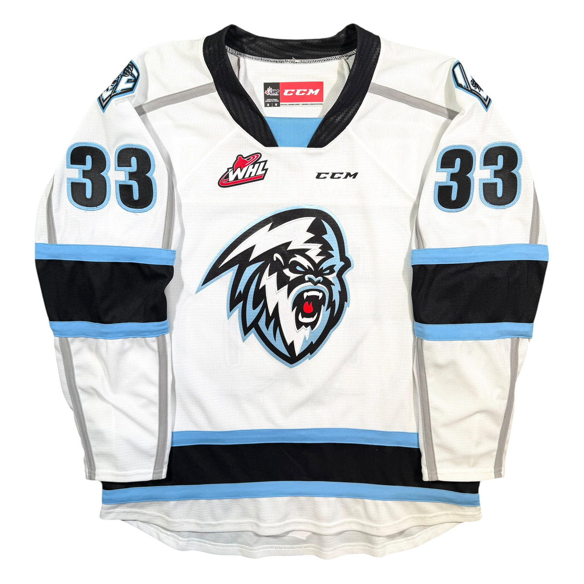 Gage Alexander Winnipeg Ice Signed WHL CCM Jersey - XL