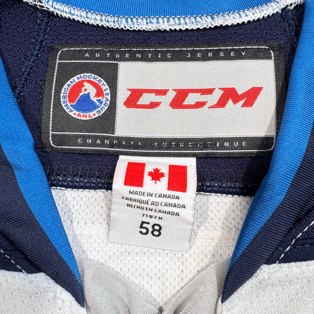 Connor Hellebuyck St. John’s IceCaps Team Issued MIC AHL CCM Jersey - 58