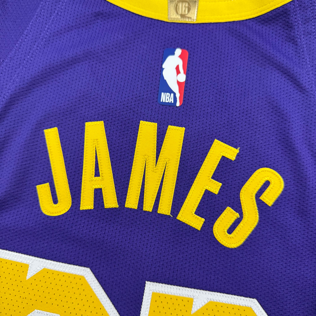 Lebron James Los Angeles Lakers Authentic Nike NBA Jersey Size 40 Small