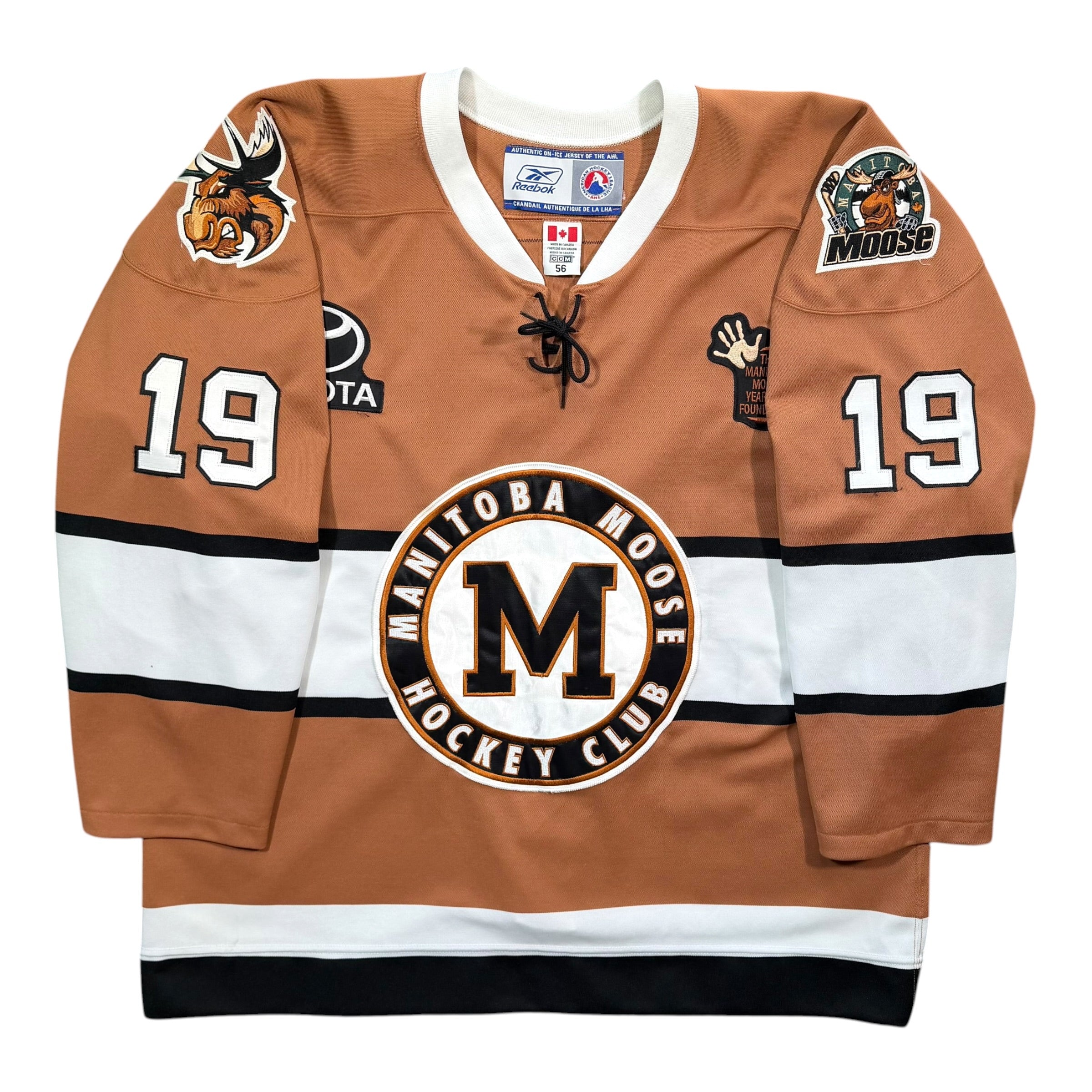 Greg Classen Manitoba Moose Old Time Hockey Night 2007/08 Game Issued AHL Jersey