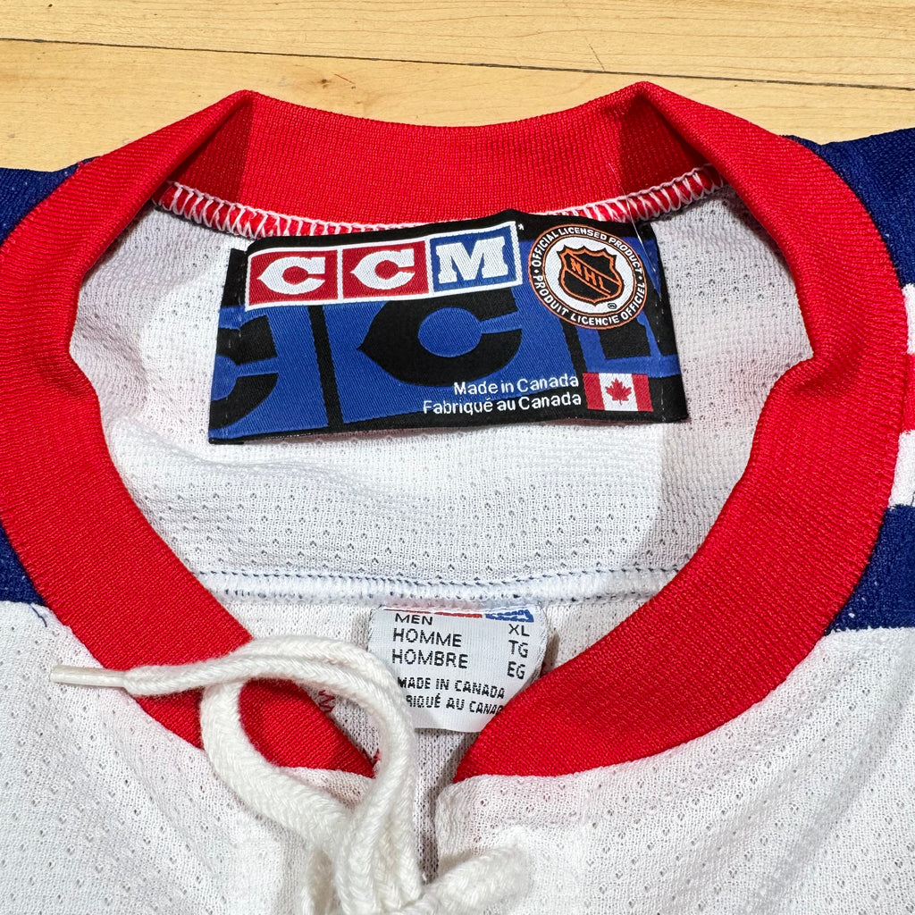 Wayne Gretzky New York Rangers Vintage CCM NHL Hockey Jersey Size XL NEW