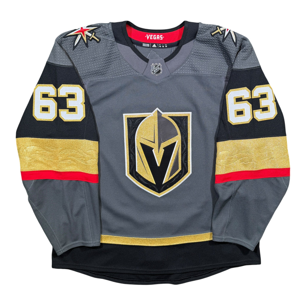 Zac Leslie Vegas Golden Knights 2018/19 Game Issued Adidas MIC NHL Jersey - 56/XXL