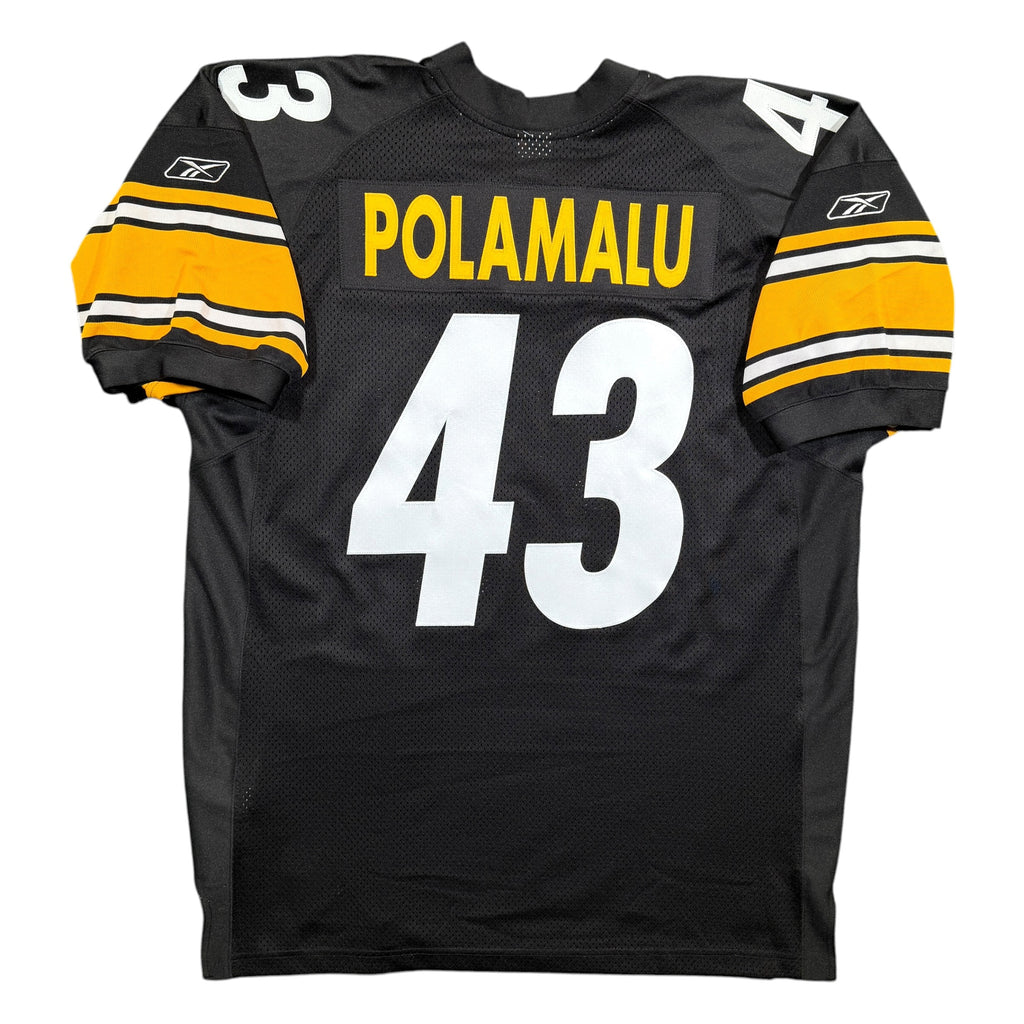 Troy Polamalu Pittsburgh Steelers Vintage Authentic Reebok NFL Jersey - 52/XL
