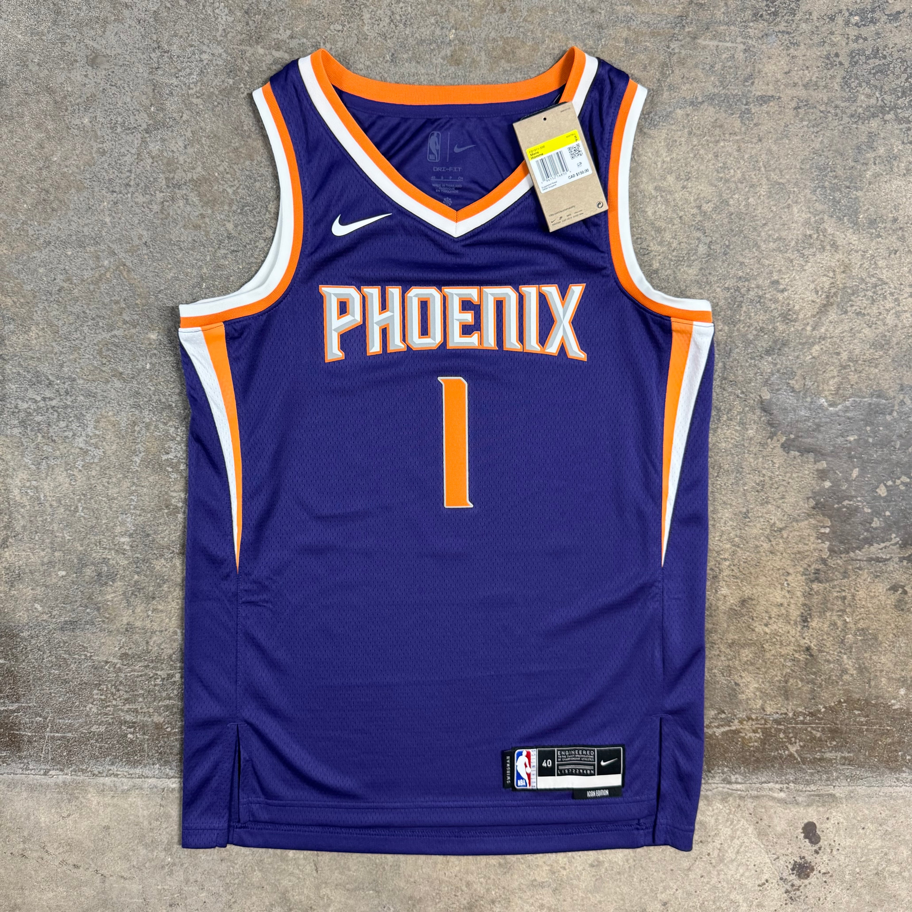 Devin Booker Phoenix Suns Nike NBA Jersey Size Small NEW
