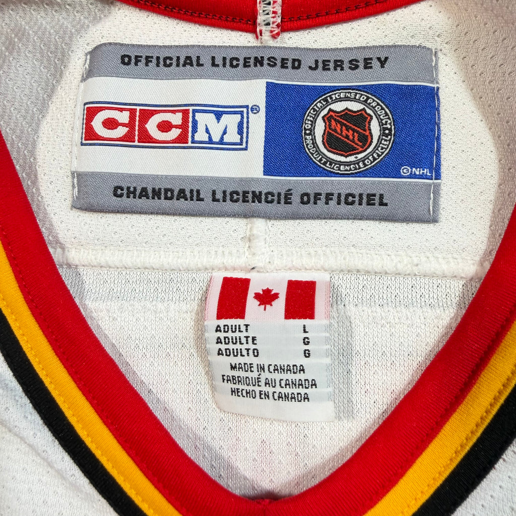 Jarome Iginla Calgary Flames Vintage CCM NHL Jersey - Large