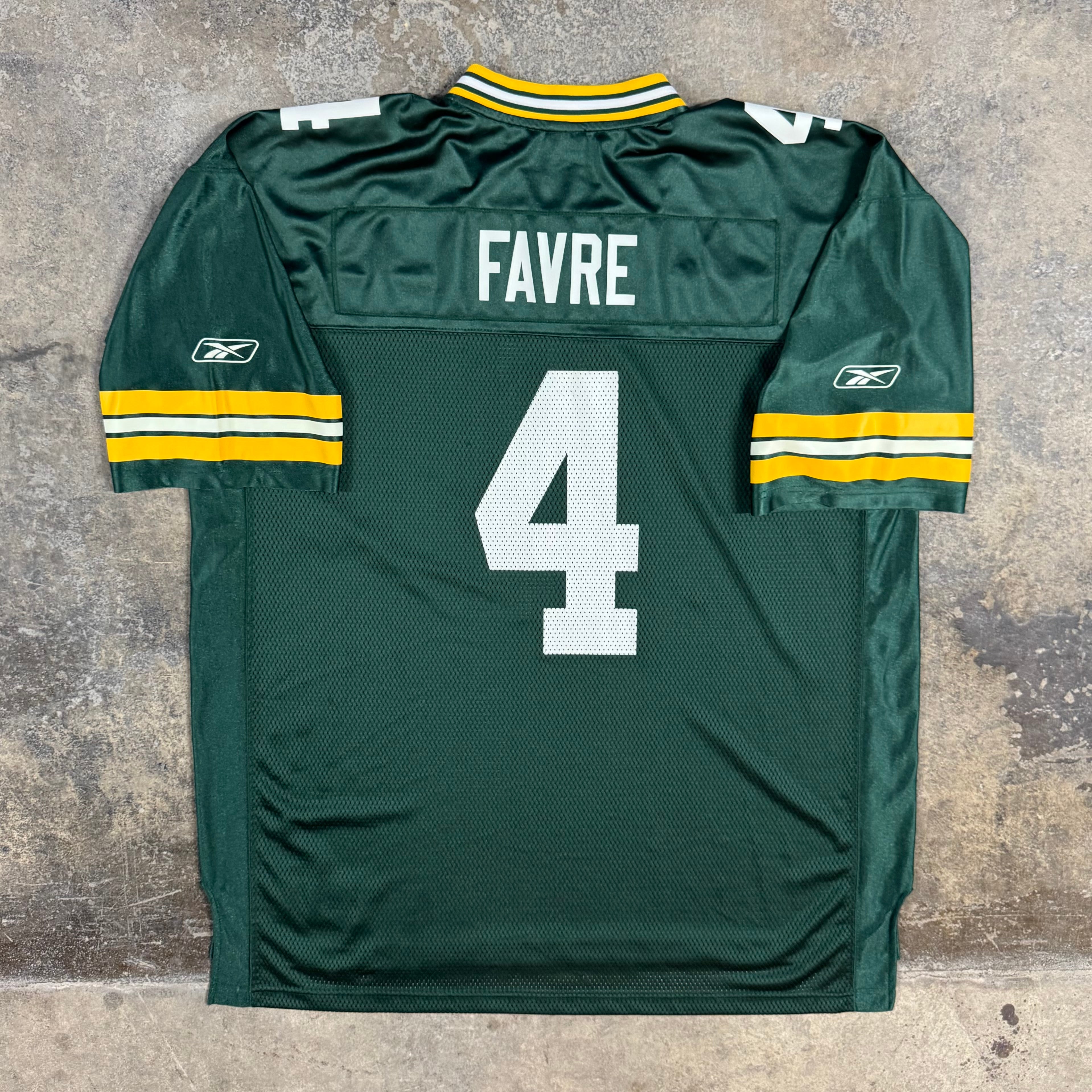 Brett Favre Green Bay Packers Vintage Reebok NFL Jersey Size XXL