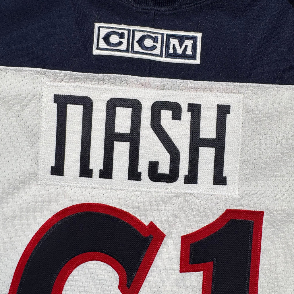 Rick Nash Columbus Blue Jackets Vintage CCM NHL Jersey Size XXL