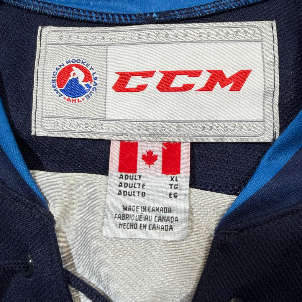 Connor Hellebuyck Manitoba Moose CCM AHL Hockey Jersey - XL
