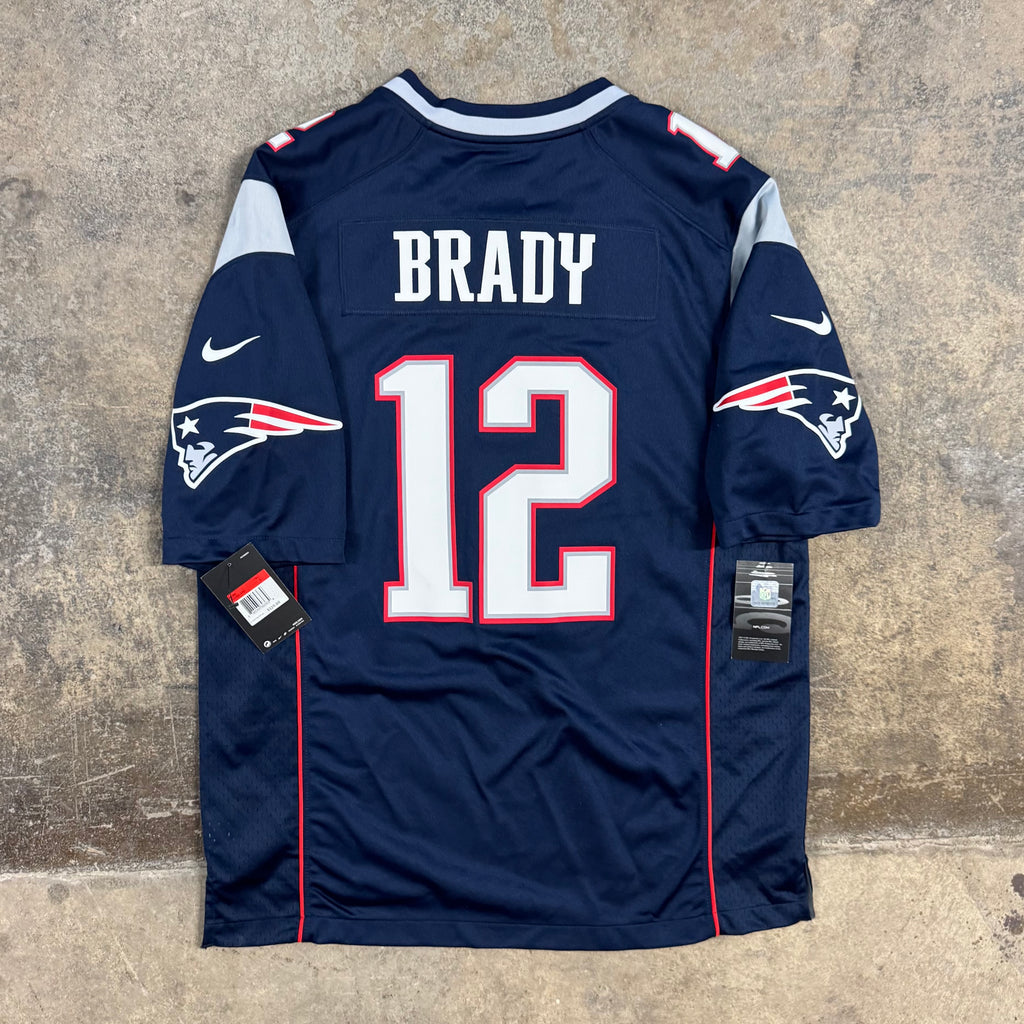 Tom Brady New England Patriots Super Bowl 52 Nike Game NFL Jersey Size Large NEW
