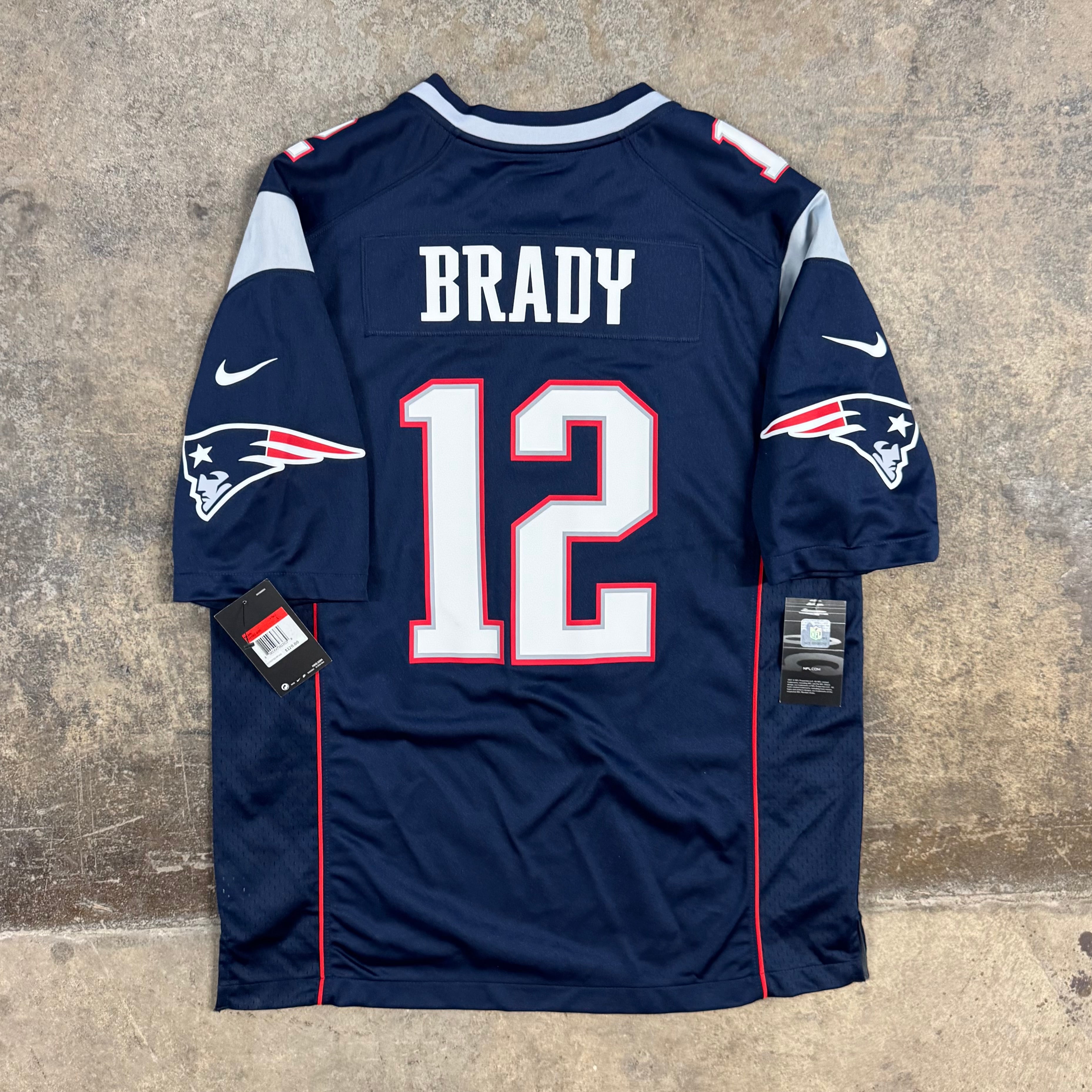 Tom Brady New England Patriots Super Bowl 52 Nike Game NFL Jersey Size Large NEW