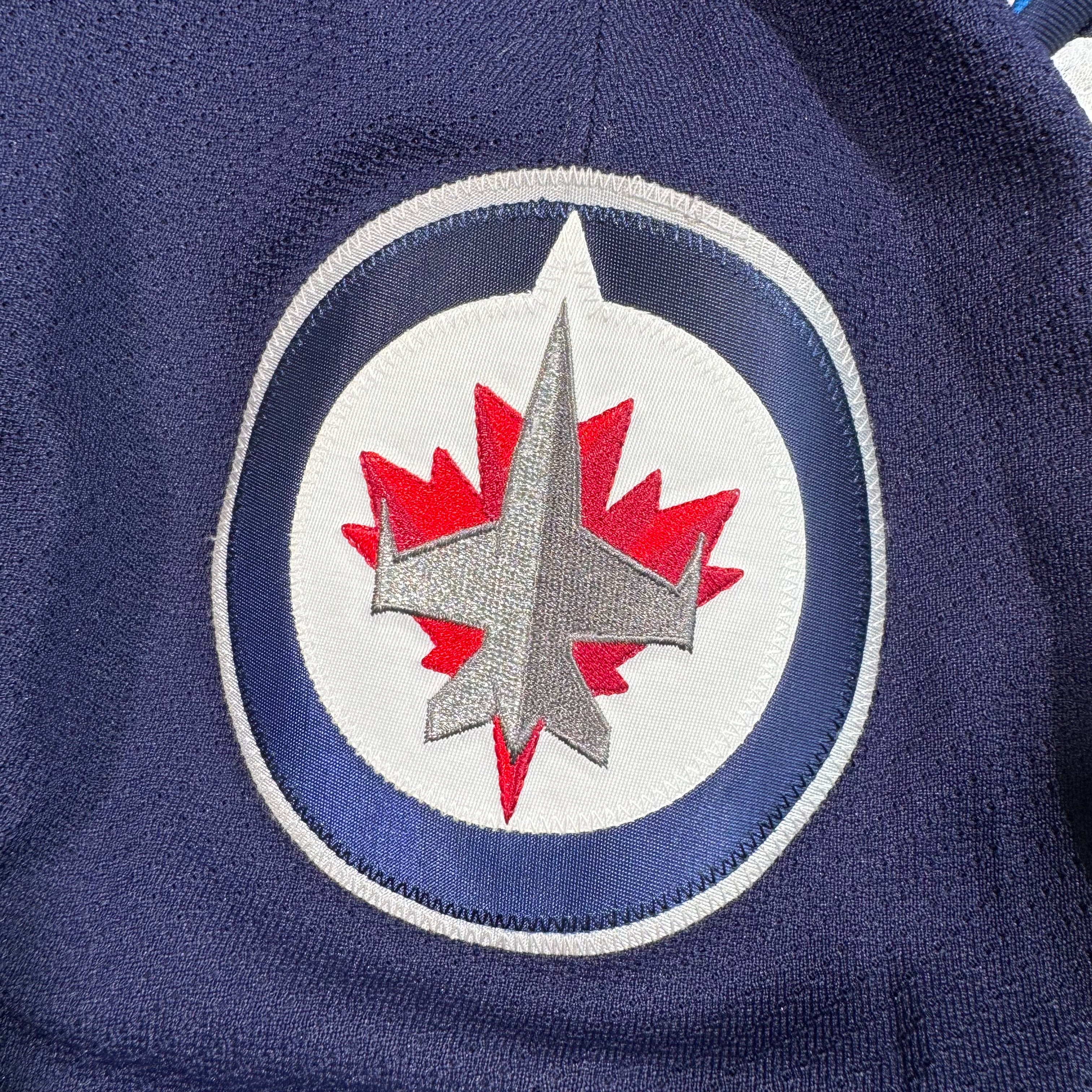 Connor Hellebuyck St. John’s IceCaps Team Issued MIC AHL CCM Jersey - 58