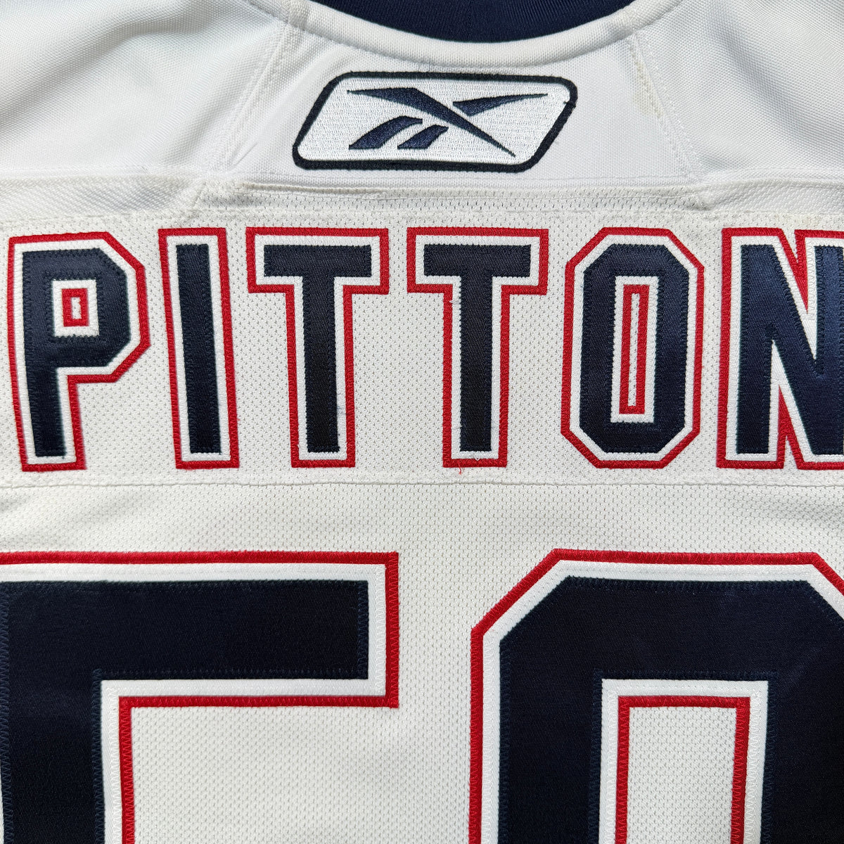 Bryan Pitton Edmonton Oilers Game Worn 2010/11 Reebok NHL Jersey - 58G
