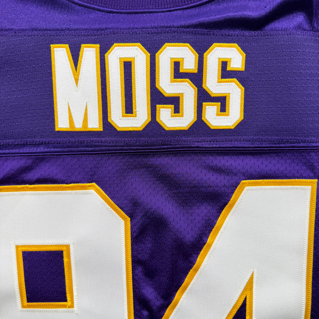 Randy Moss Minnesota Vikings Vintage Reebok Authentic NFL Jersey - 48/Large