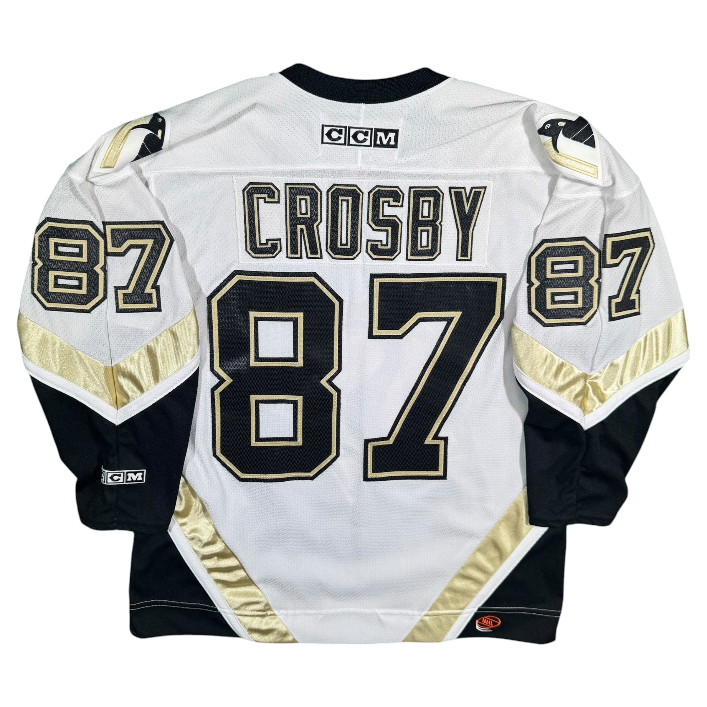 Sidney Crosby Pittsburgh Penguins Vintage CCM NHL Hockey Jersey Size Large