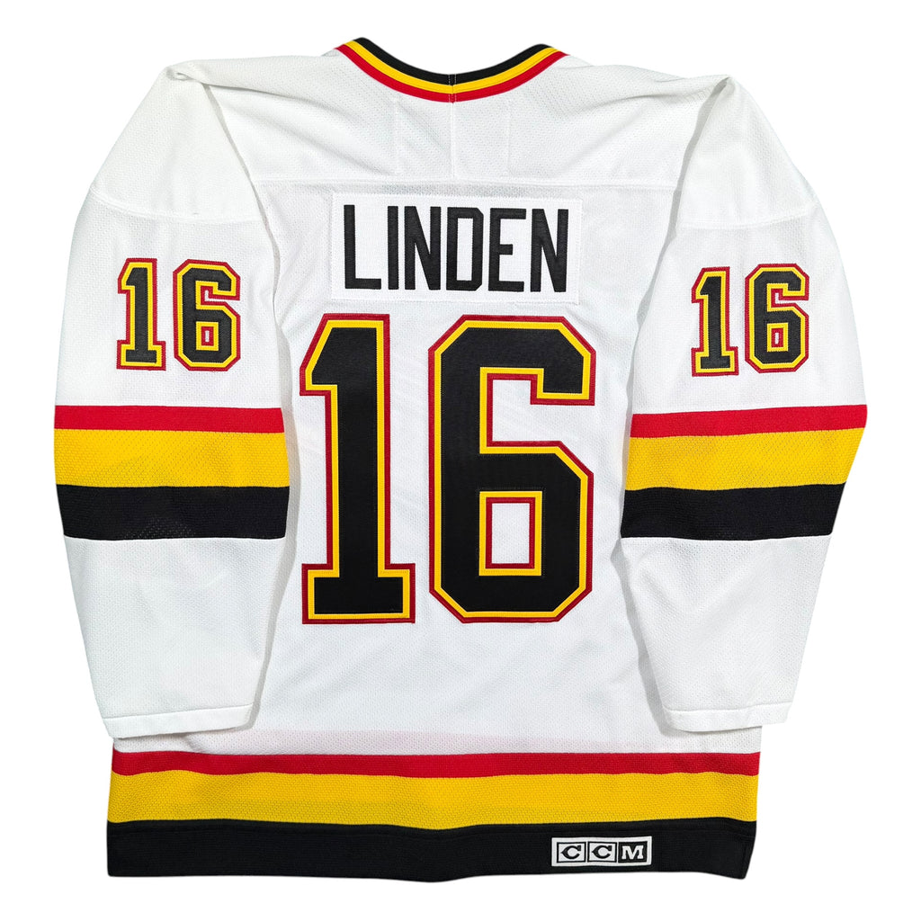 Trevor Linden Vancouver Canucks Vintage CCM NHL Jersey - Large