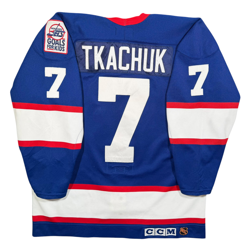Keith Tkachuk Winnipeg Jets 1991/92 Vintage Authentic MIC NHL Jersey - 48/Large