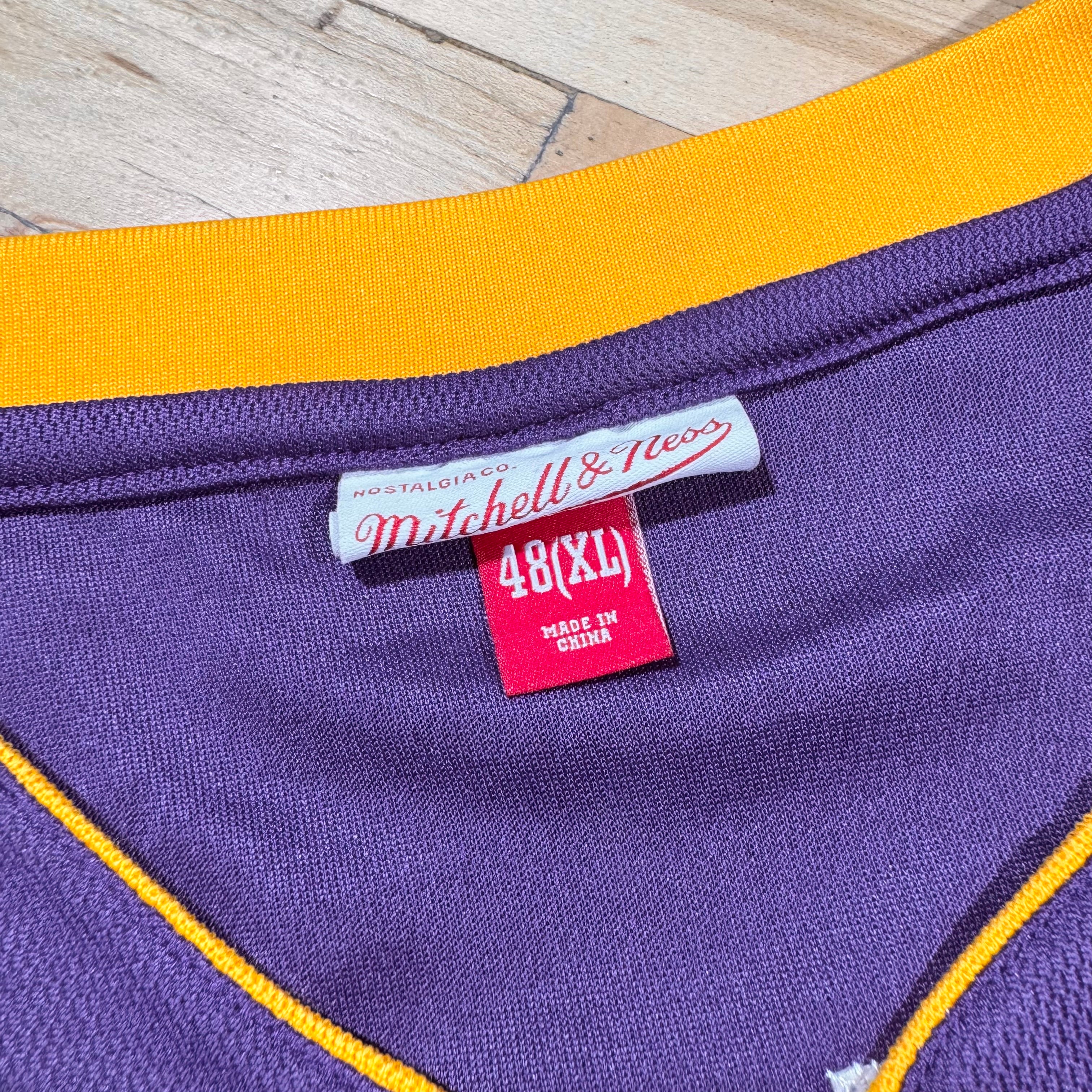 Kobe Bryant Los Angeles Lakers NBA Finals Authentic Mitchell & Ness Jersey Sz 48