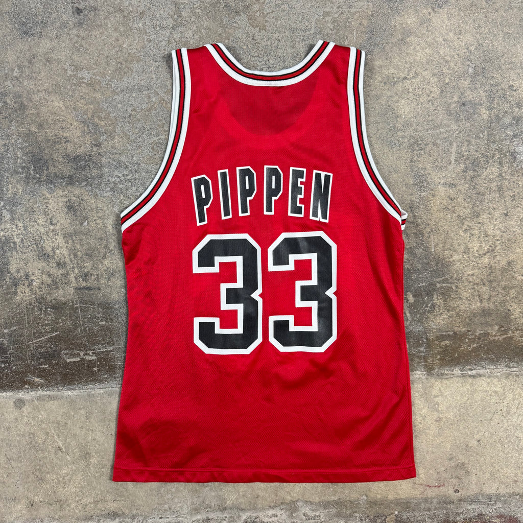 Scottie Pippen Chicago Bulls Vintage Champion NBA Jersey Size 40 Medium