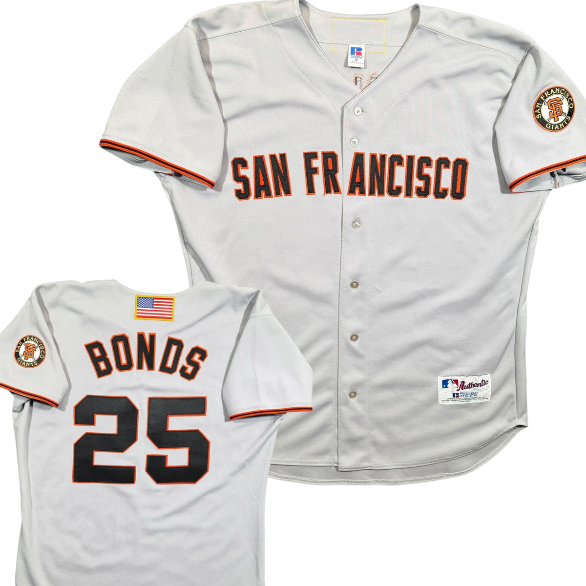 Barry Bonds San Francisco Giants Vintage Authentic Russell Athletic MLB Jersey - 48/XL