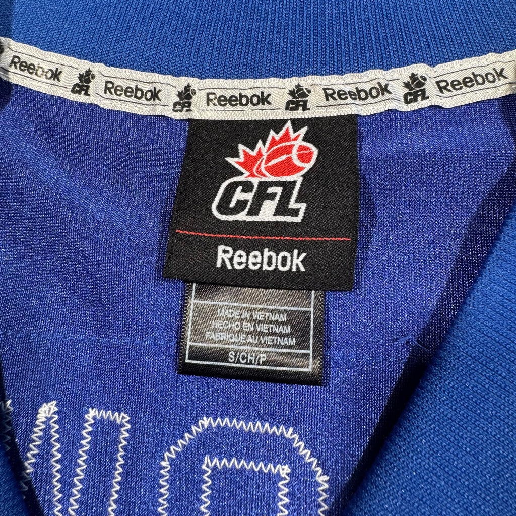Doug Brown Winnipeg Blue Bombers Vintage 70’s Throwback CFL Reebok Jersey - Small