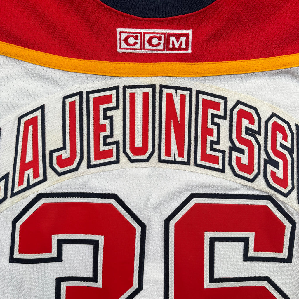 Simon Lajeunesse Florida Panthers 2002/03 Game Issued CCM NHL Jersey COA