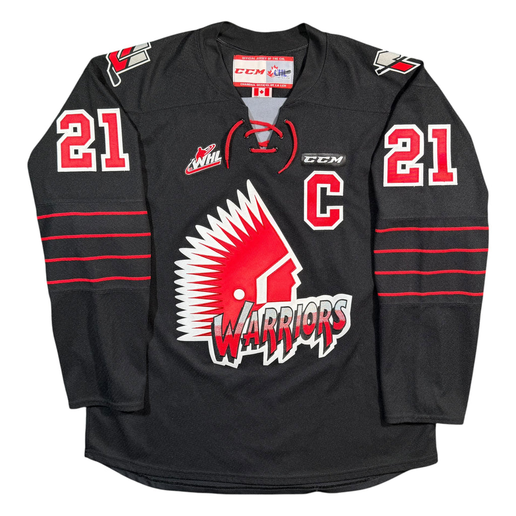 Brett Howden Moose Jaw Warriors WHL CCM Hockey Jersey - Large
