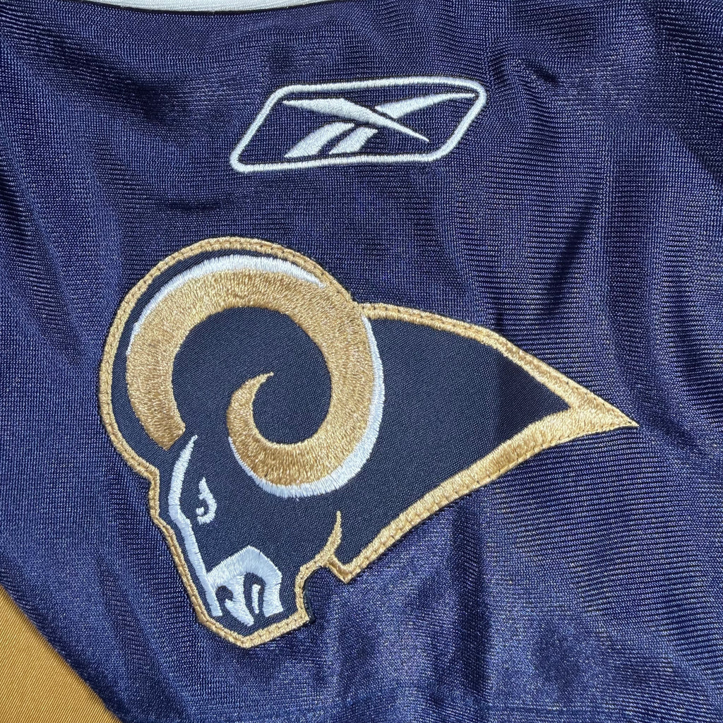 Kurt Warner St. Louis Rams Vintage Authentic Reebok Helmet Tag NFL Jersey - 56/3XL