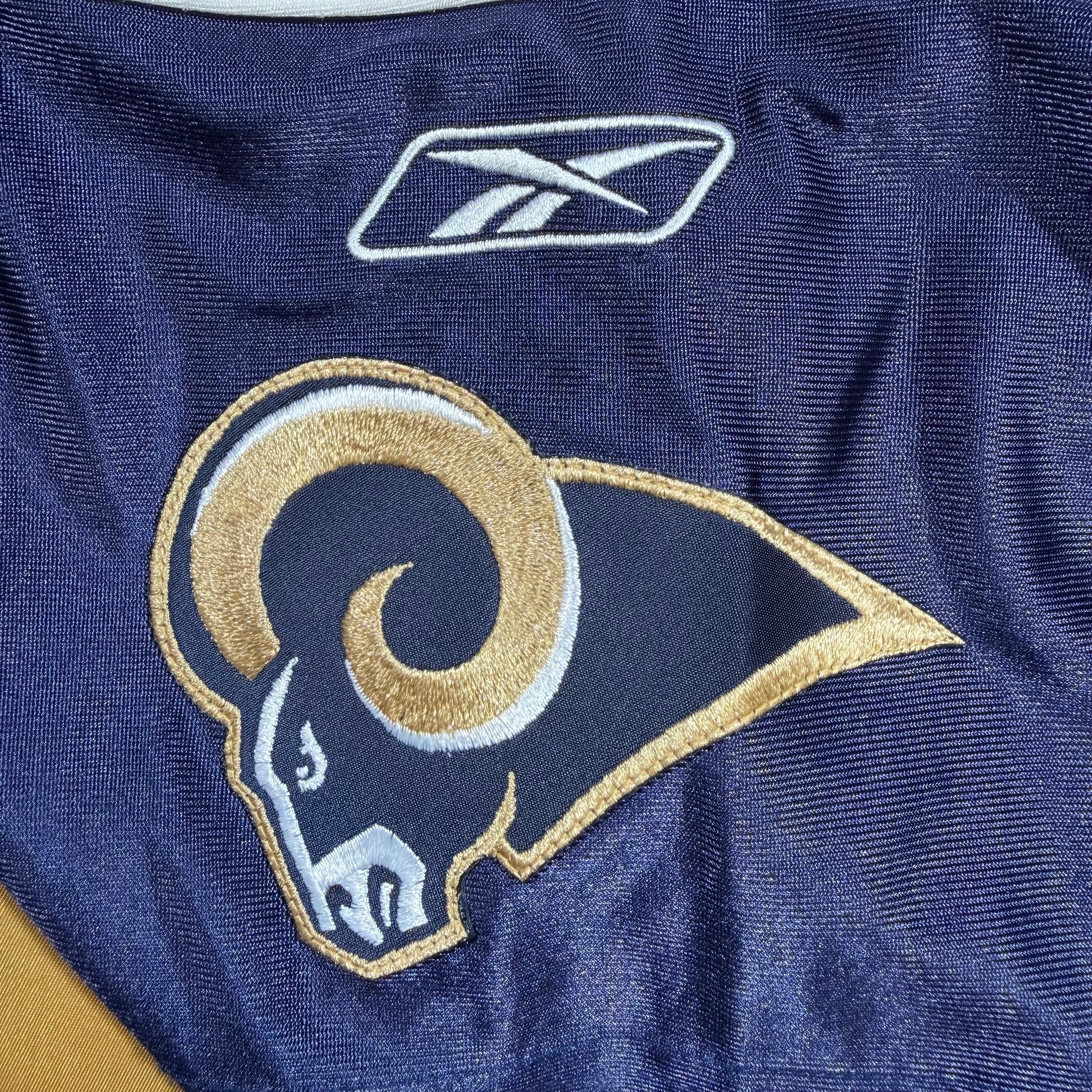 Kurt Warner St. Louis Rams Vintage Authentic Reebok Helmet Tag NFL Jersey - 56/3XL