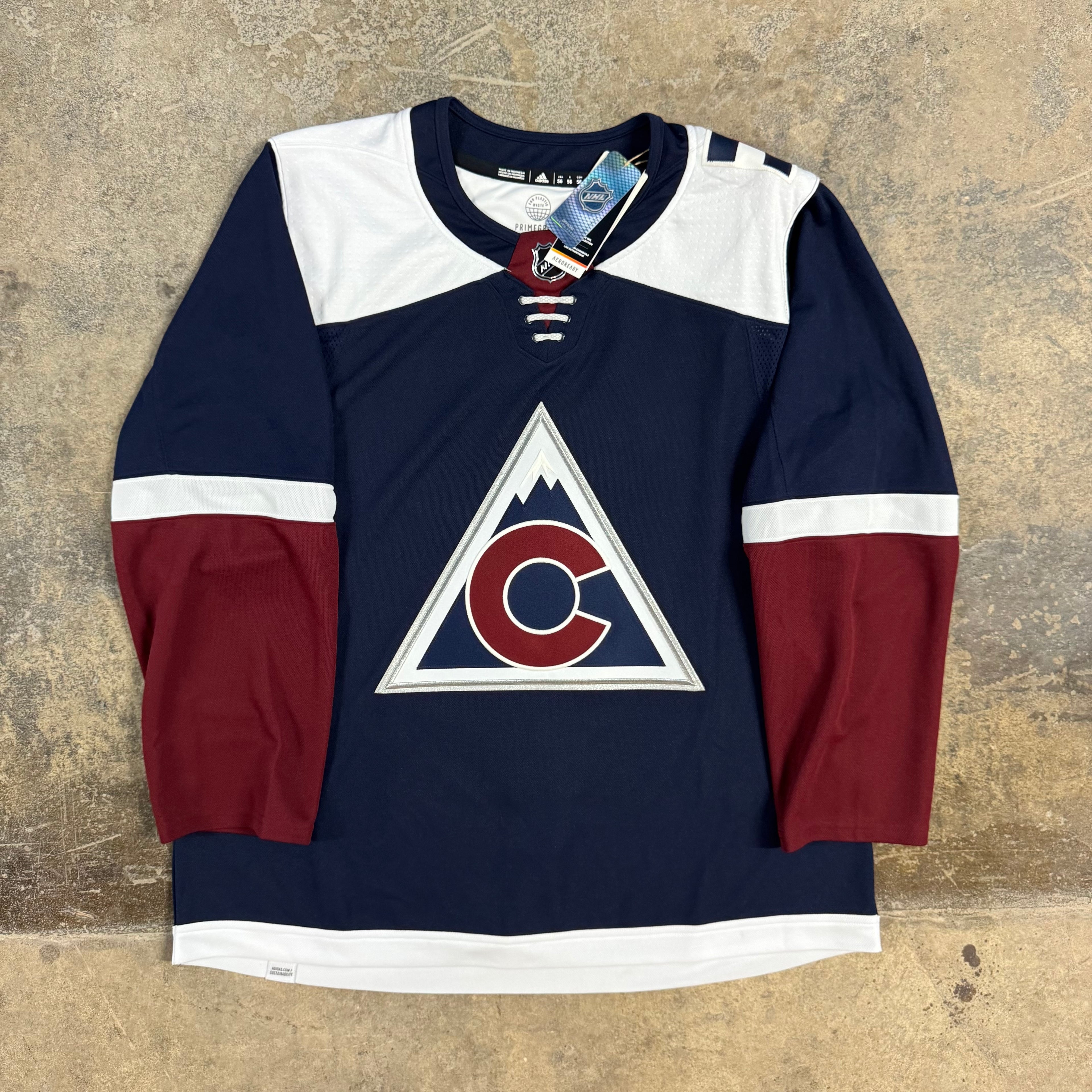 Colorado Avalanche Adidas Alternate NHL Hockey Jersey Size 56 XXL New