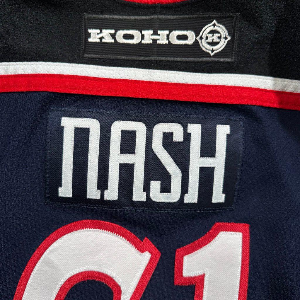 Rick Nash Columbus Blue Jackets Vintage Koho NHL Jersey Size Small