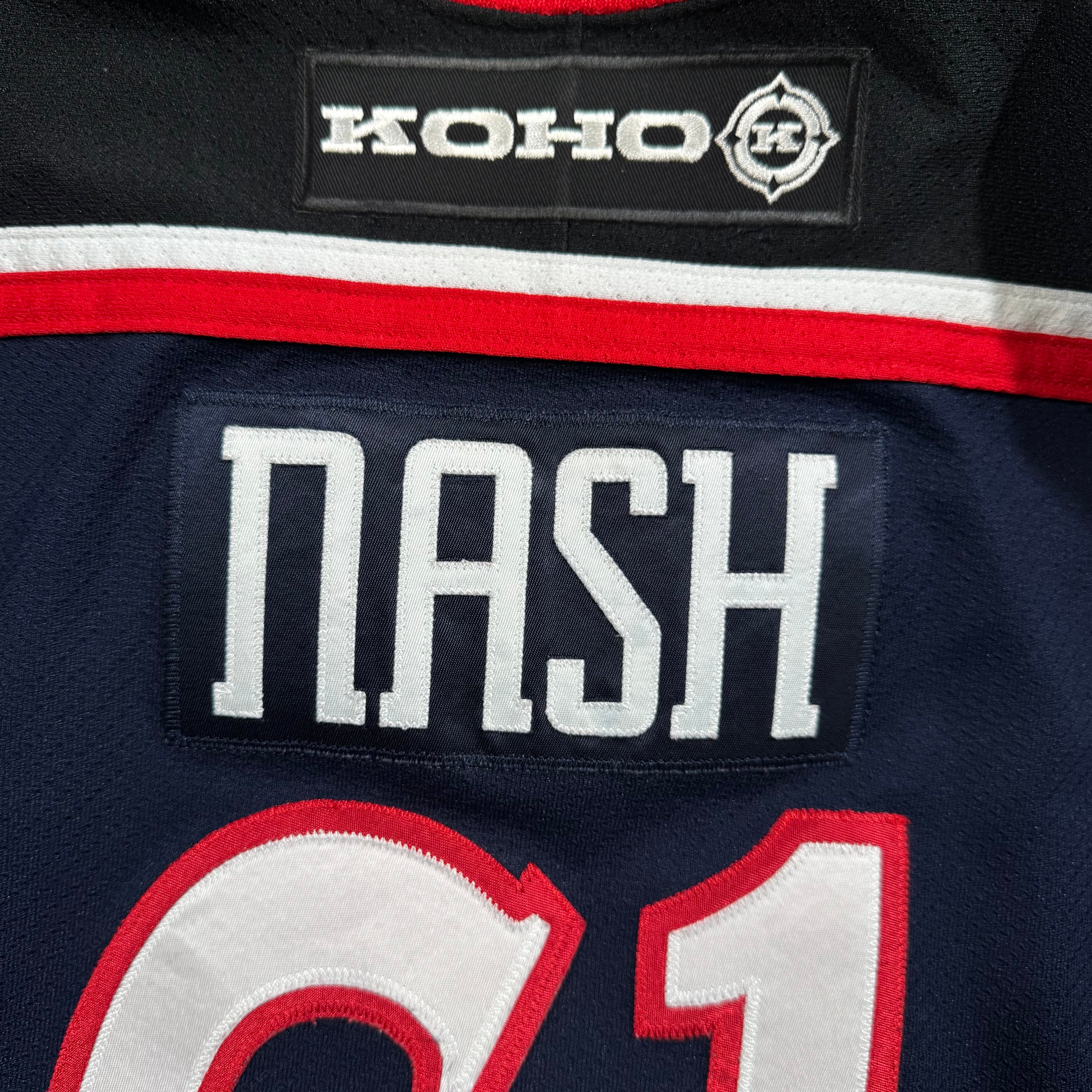 Rick Nash Columbus Blue Jackets Vintage Koho NHL Jersey Size Small