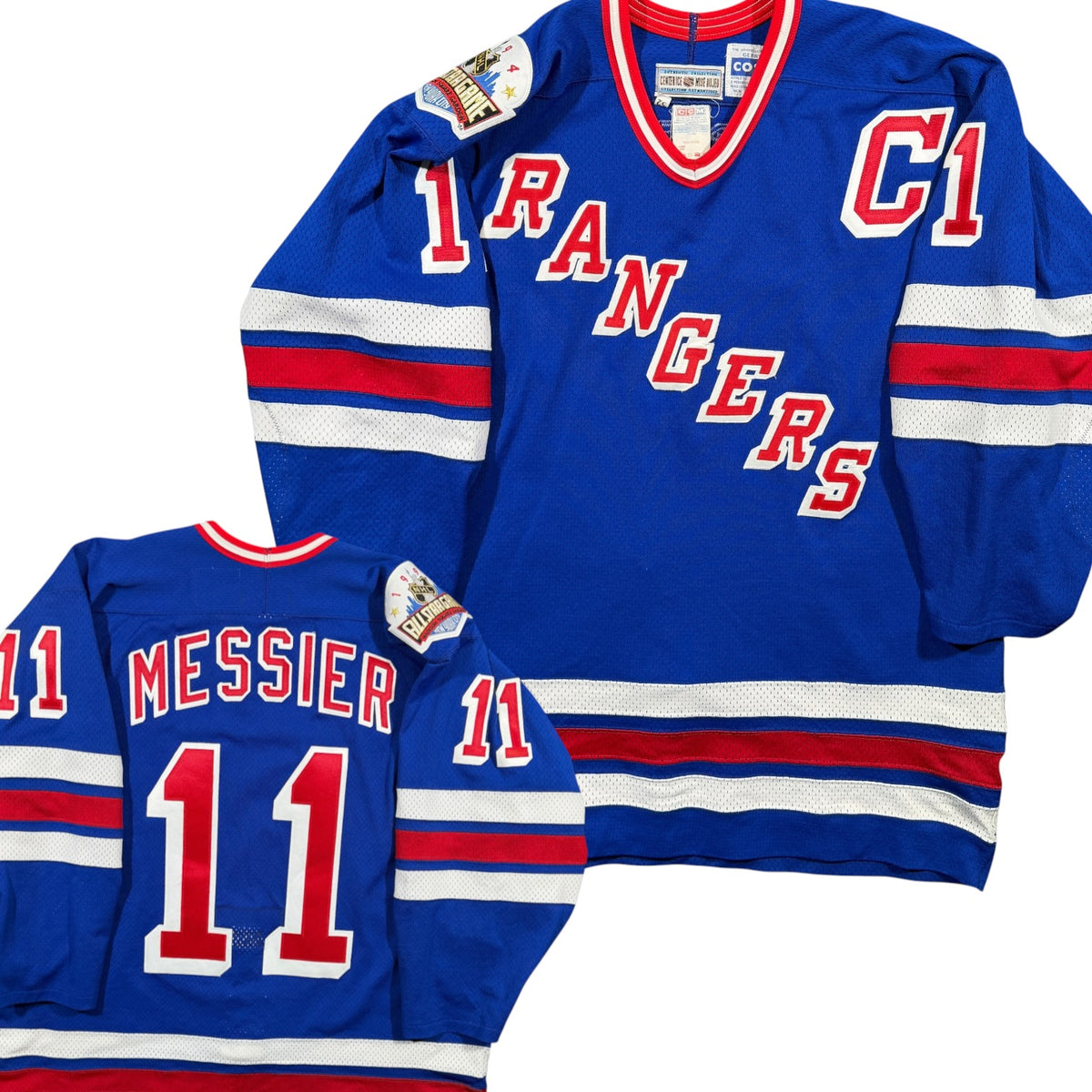 Mark Messier New York Rangers 1994 All Star Authentic CCM NHL Jersey - 52/XL