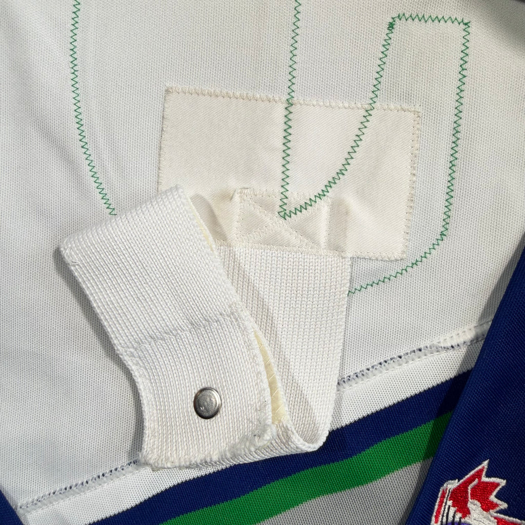Myles Rumsey Swift Current Broncos Game Worn Reebok WHL Jersey