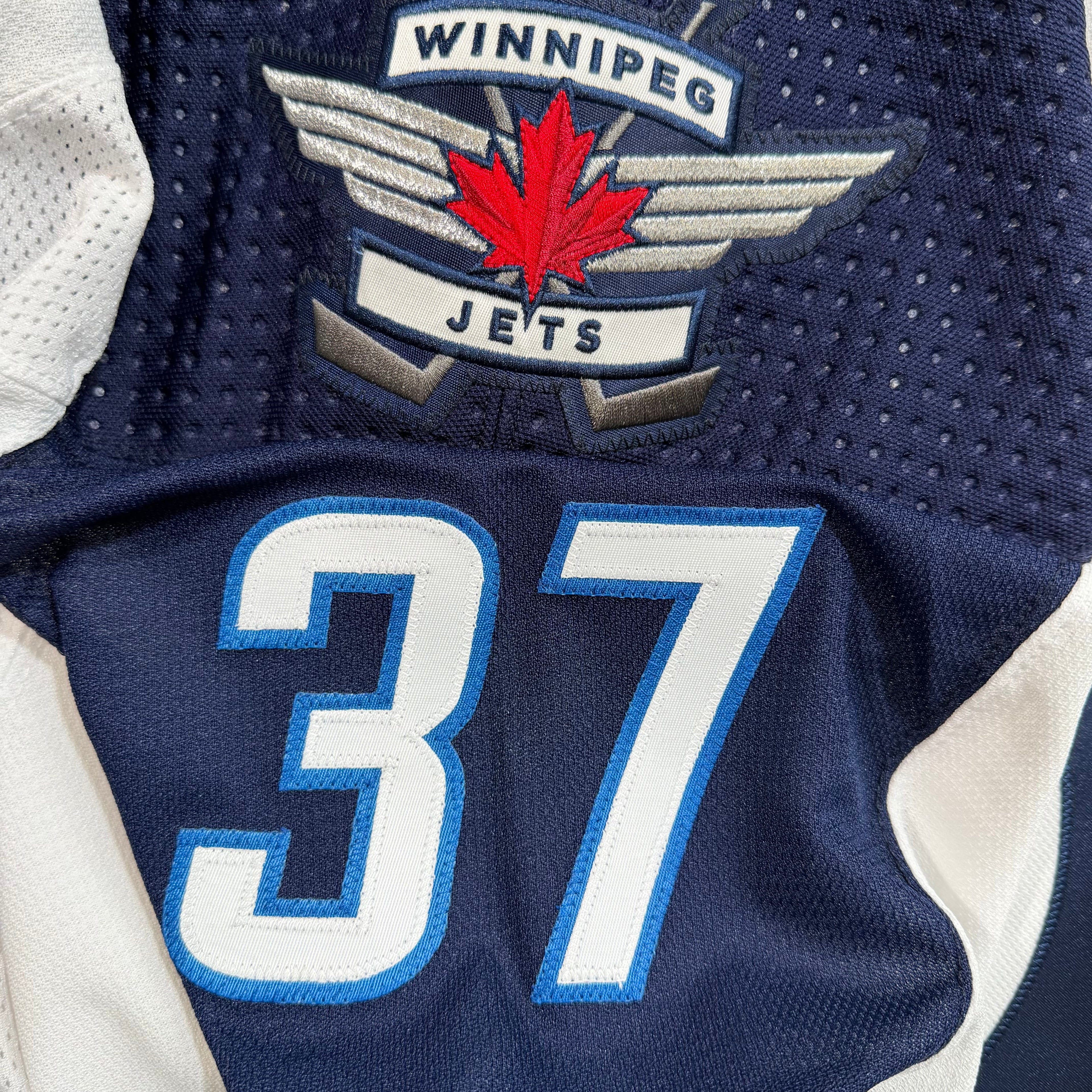 Connor Hellebuyck Winnipeg Jets Adidas MIC Authentic NHL Jersey - 58+