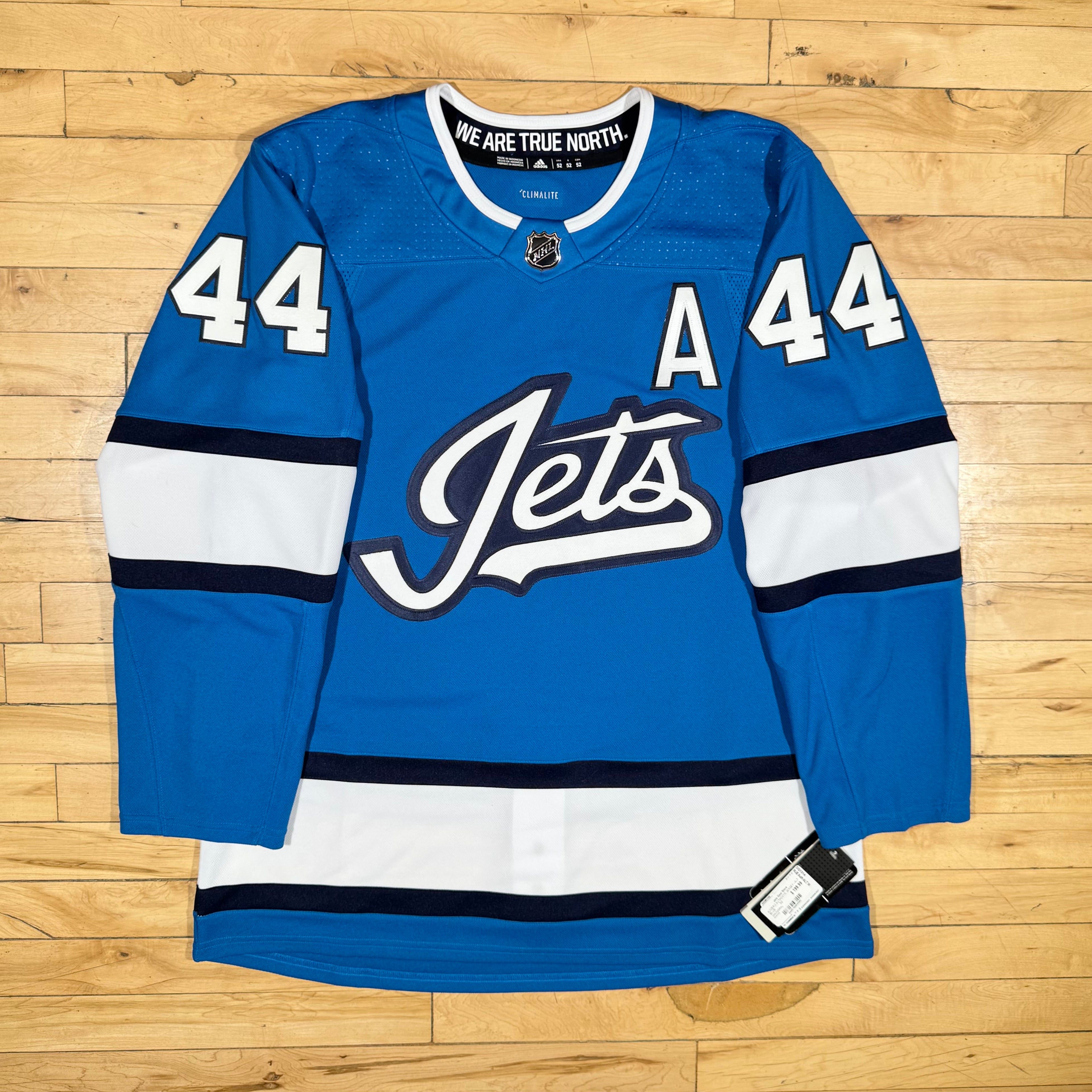 Josh Morrissey Winnipeg Jets Aviator Adidas Signed NHL Hockey Jersey Size 52 Large NEW