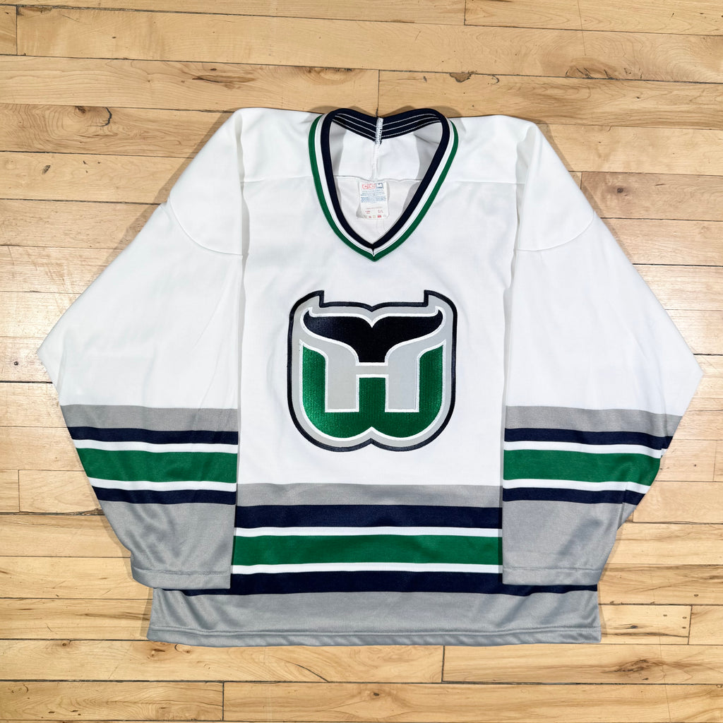 Hartford Whalers Vintage CCM NHL Hockey Jersey Size Large