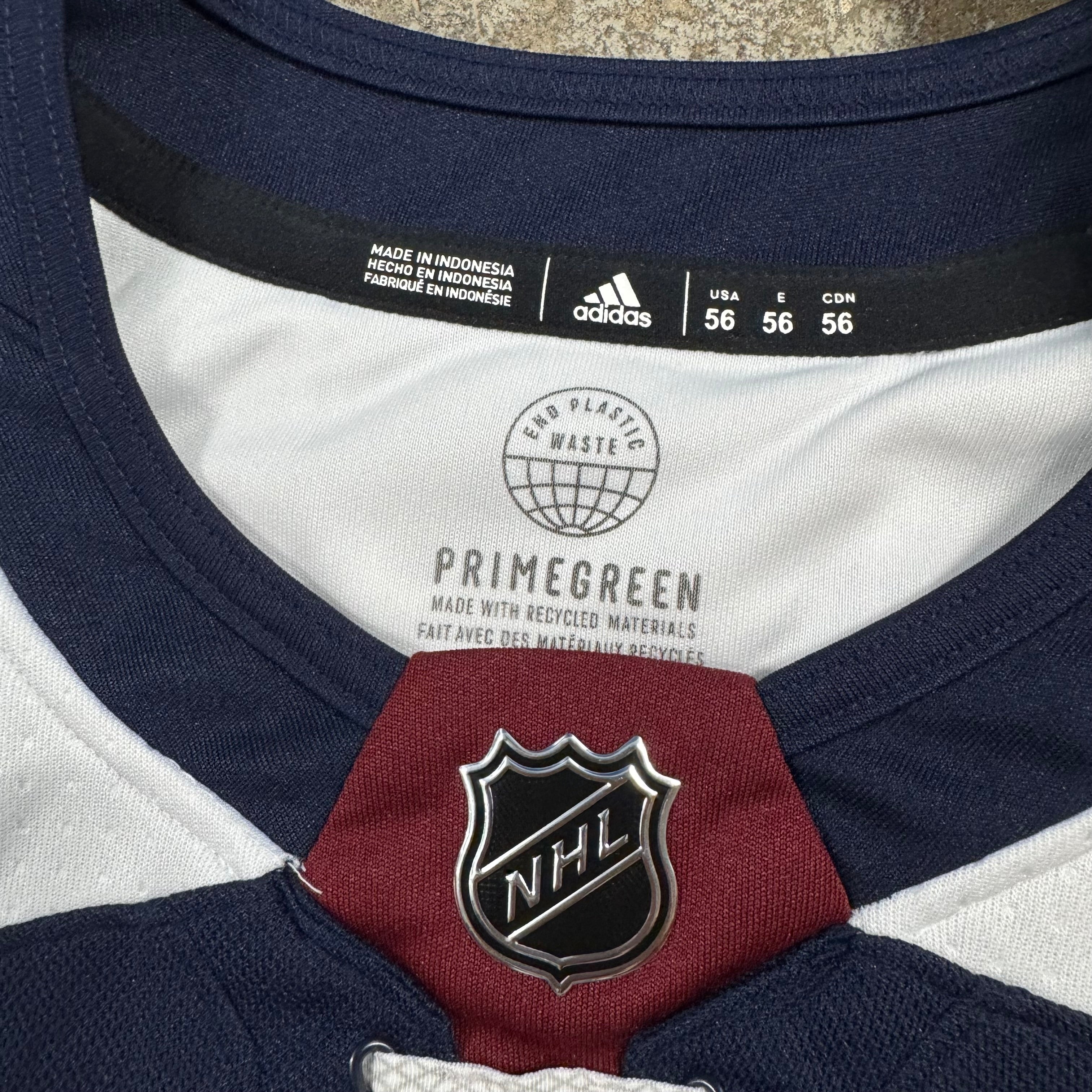 Colorado Avalanche Adidas Alternate NHL Hockey Jersey Size 56 XXL New