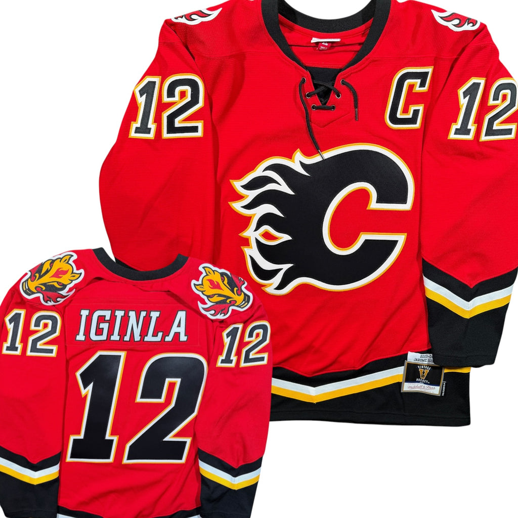Jarome Iginla Calgary Flames Mitchell & Ness Power Play NHL Jersey - XL