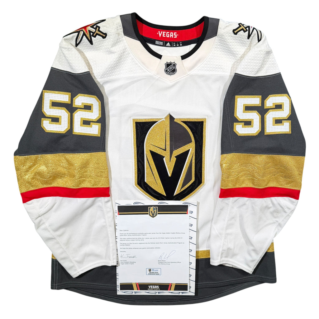 Dylan Coghlan Vegas Golden Knights 2018/19 Pre Season Game Worn Adidas NHL Jersey COA