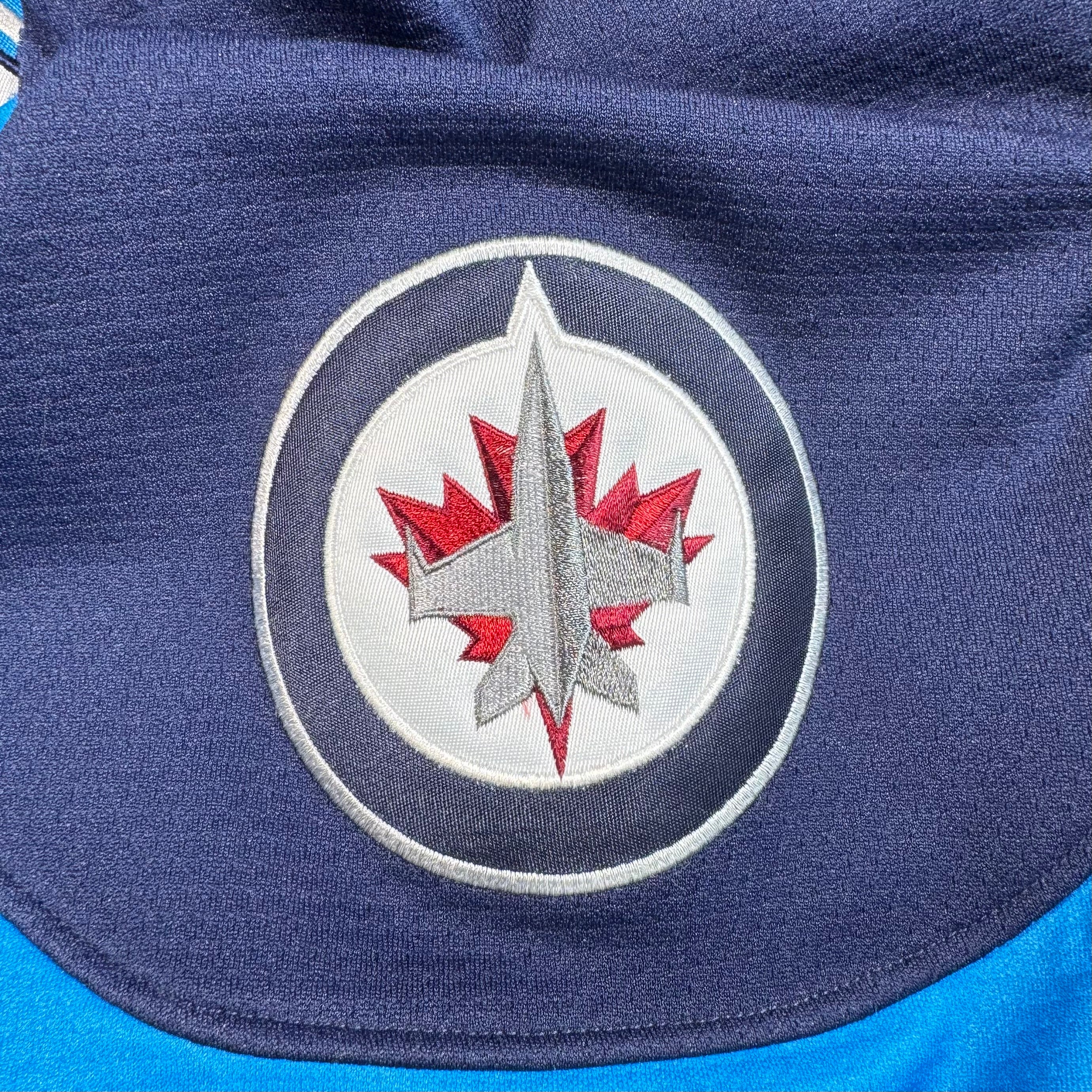 Manitoba Moose Alternate Team Issued CCM AHL Jersey Size 56 STRIPPED