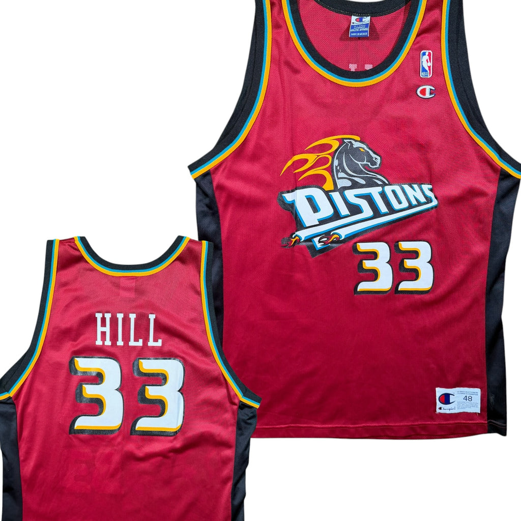 Grant Hill Detroit Pistons Vintage Champion Alternate NBA Jersey - 48/XL